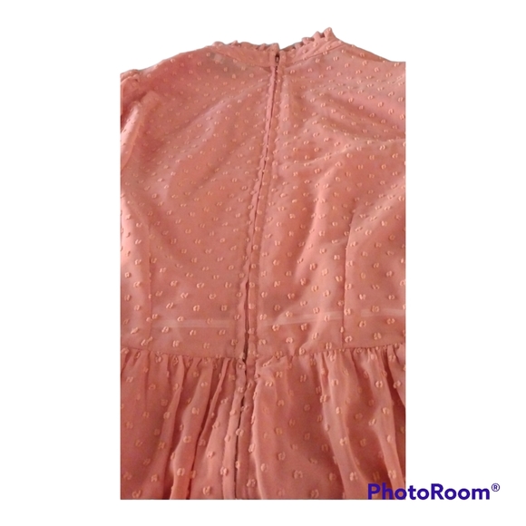 NWT TRIXXI, mini dress, burnt orange, Junior L - Picture 5 of 9